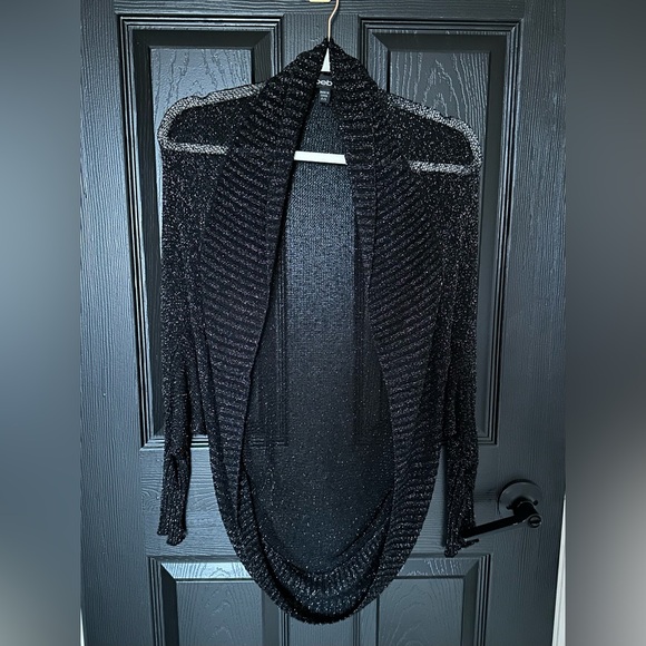 Bebe Sparkle Shawl Sweater - Picture 3 of 6